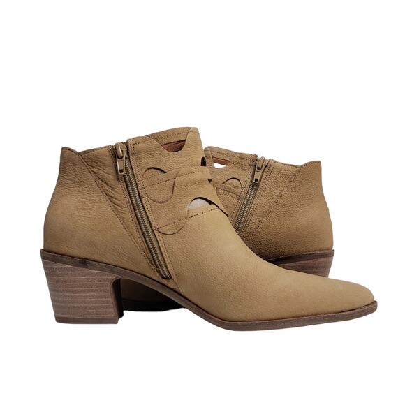 LUCKY BRAND Womens 8.5 Gezana Cutout Suede Bootie NEW - Picture 6 of 12